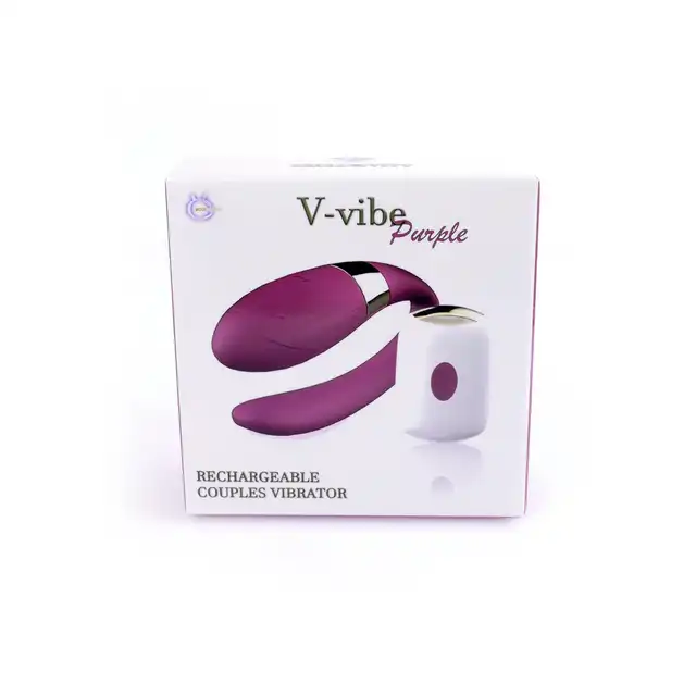 Bseries -  V-Vibe. Top Produkt! Super ekskluzywny stymulator dla par. Wibrator stymulujący łechtaczkę i punkt G. Zapewnia komfortowy i ekscytujący seks