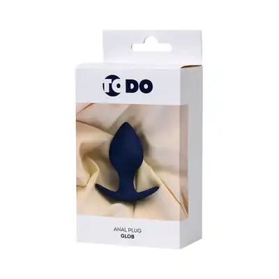 To Do - Glob Violet Anal Plug. Okrągły, ultra gładki i przyjemny korek analny. Najwyższej jakości materiał. 
