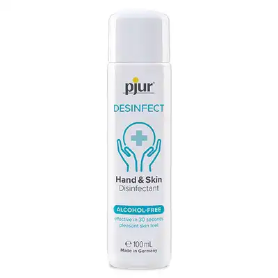 Pjur - Desinfect Hand &amp; Skin Disinfictant 100 ml	. Odkażający żel do rąk i ciała. Bez alkoholu, przyjemna powłoka na skórze. Mega Sale!
