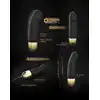 Dorcel - Real Vibration S Black &amp; Gold  2.0 - ładowany USB, silny wibrator 16 cm x 3,4 cm. 10 trybów wibracji. 