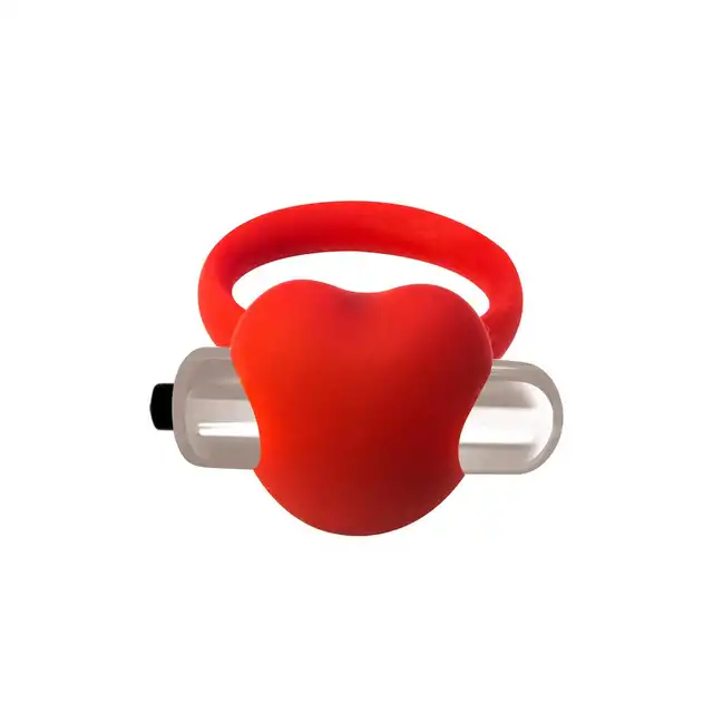 Lola - Flash Limited Edition Heart Cockring. Pierścień erekcyjny w kształcie serca! Silne wibracje, uroczy wygląd, idealne na prezent! Mega sale!