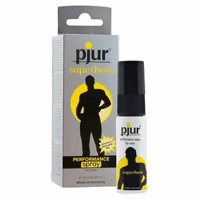 PJUR - Superhero Performance Spray. Spray przedłużający stosunek, zwiększający wytrzymałość erekcji. 20 ml 
