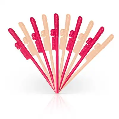 Easy Toys - Penis Straws. Słomki do napojów w peniski. Słodki prezent na panieński!
