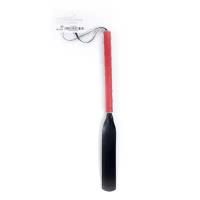 Fetish Boss Fantasy - Red Paddle. Czarno czerwona packa z ekoskóry. 
