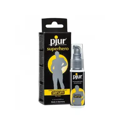PJUR - Superhero Delay Serum 20 ml. Opóźniające serum dla mężczyzn. Działa w 15 sekund!