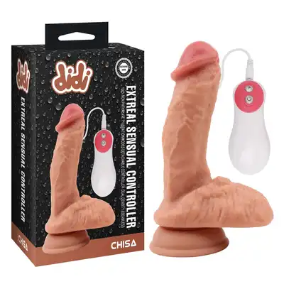 Chisa - Extreal Sensual Controller Didi. Realistyczne dildo wibrujące. Silna przyssawka. 