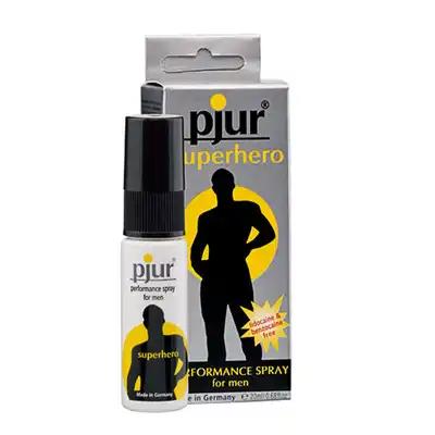 PJUR - Superhero Performance Spray. Spray przedłużający stosunek, zwiększający wytrzymałość erekcji. 20 ml 