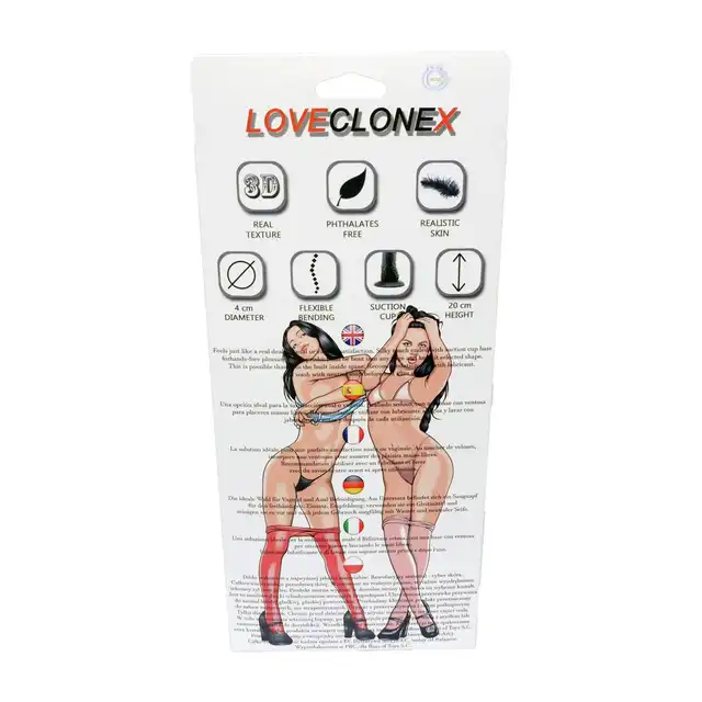 LoveClonex - Morfeusz 7". Dildo - najlepsza cyber skóra w super niskiej cenie! Ultra realistyczny, giętki. 20 cm długości, 4 cm grubości. 
