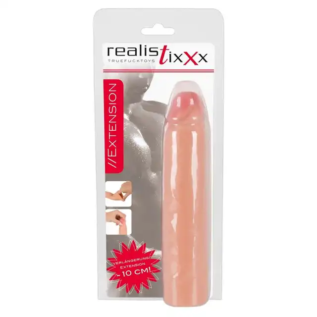 Realistixxx - Extension. Plus 10cm. Większy członek, większa stymulacja pochwy.