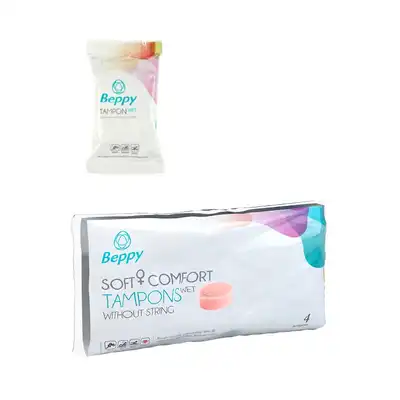 BEPPY SOFT-COMFORT TAMPONS WET 4 PCS