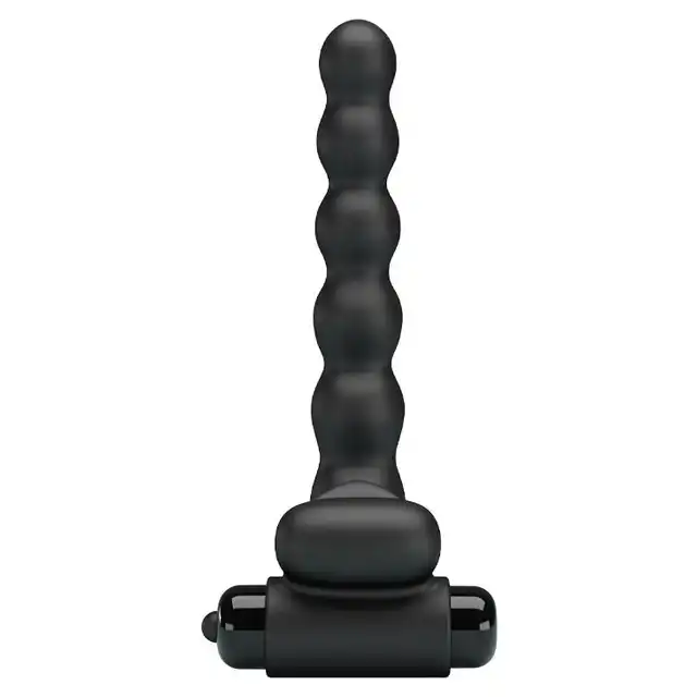 Pretty Love - Hercules Penis Sheath III. Ring erekcji z kulkami analnymi i stymulatorem łechtaczki. Potrójna stymulacja. 10 programów. Seks-maszyna.