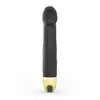 Dorcel - Real Vibration M Black &amp; Gold  2.0 - ładowany USB, silny wibrator 22 cm x 3,7 cm. 10 trybów wibracji, 