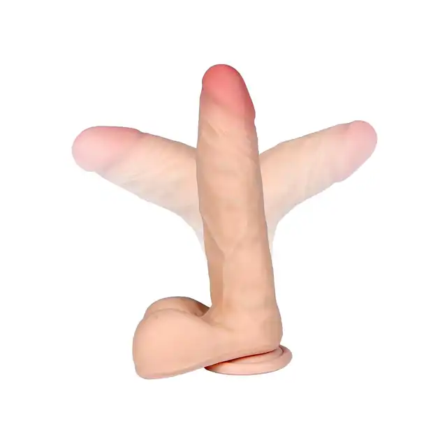 LoveClonex - Asklepios 8". Super giętkie, elastyczne dildo z najwyższej jakości cyberskóry. 23 cm dłuygości, 4,8 cm grubości. 