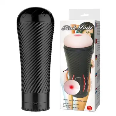 Pink Butt - Masturbator Anal. Cyberskóra. Z wibracjami. Dyskretny w tubie. Jak żywy. Bestseller.