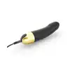 Dorcel - Real Vibration S Black &amp; Gold  2.0 - ładowany USB, silny wibrator 16 cm x 3,4 cm. 10 trybów wibracji. 