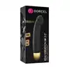 Dorcel - Real Vibration M Black &amp; Gold  2.0 - ładowany USB, silny wibrator 22 cm x 3,7 cm. 10 trybów wibracji, 