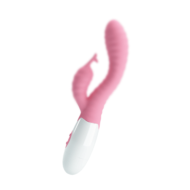 Pretty Love - Hyman Pink. Różowy wibrator króliczek. Prążkowany silikonowy wibrator ze stymulatorem łechtaczki. Bestseller!