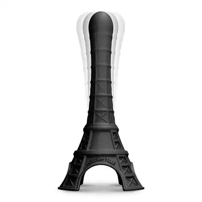La Tour Est Folle - Vibrante Noire. Wibrujące dildo w kształcie wieży Eiffla. Słodki upominek!