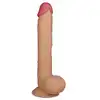 LoveToy - King Sized Dildo. Realistyczne dildo 26 cm długości, 4,5 cm szerokości! Cielisty, elastyczny. Mocna przyssawka!