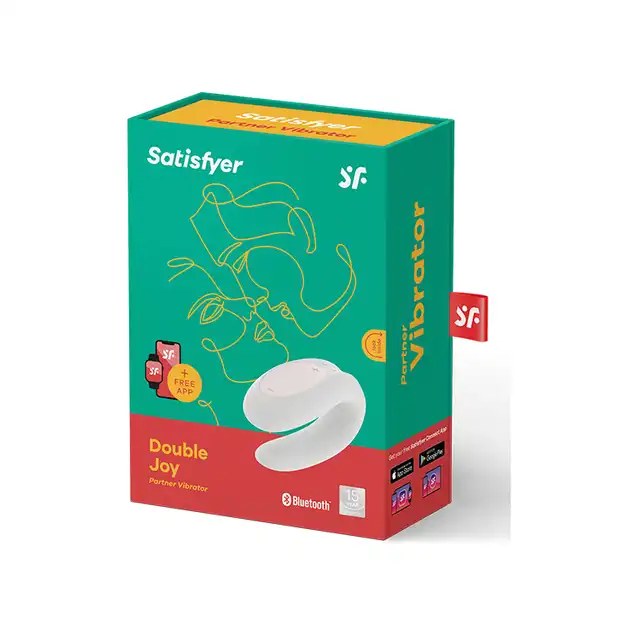 Satisfyer - Partner Vibrator White. Ultra nowoczesny biały wibrator dla par. Sterowany aplikacją. Nowość!