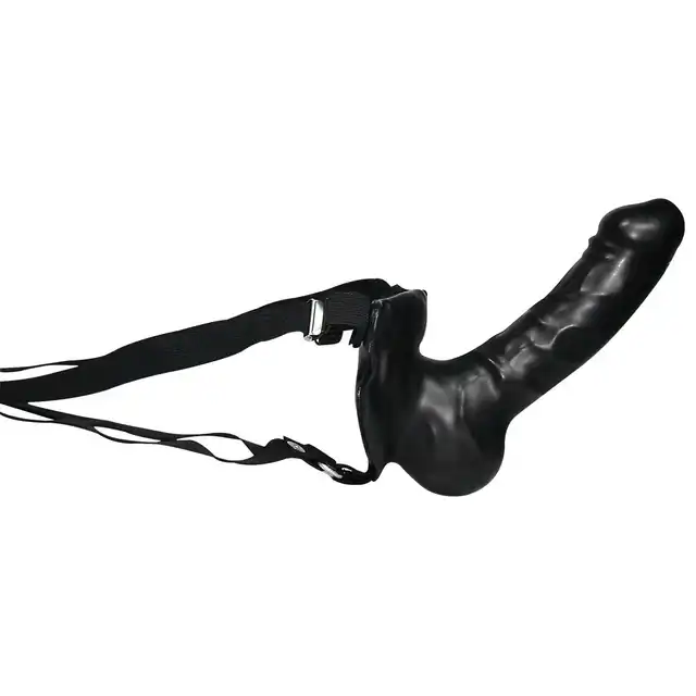 You2Toys - Switch Strap On. 19 cm długości. Czarny regulowany, wygodny strap on z realistycznym dildo. 