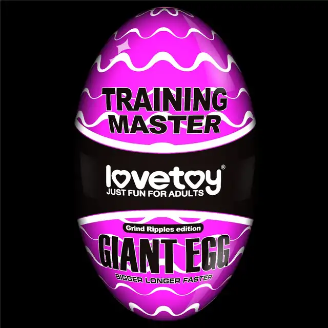 LoveToy - Giant Egg. Masturbator męski, super elastyczny i dyskretny. Wydłuż stosunek ćwicząc na tym masturbatorze!
