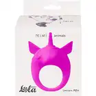 Lola - Mimi Animals Collection Unicorn Alfie Purple. Słodki wibrujący, elastyczny ring na penisa! Wysoka jakość, uroczy design. 