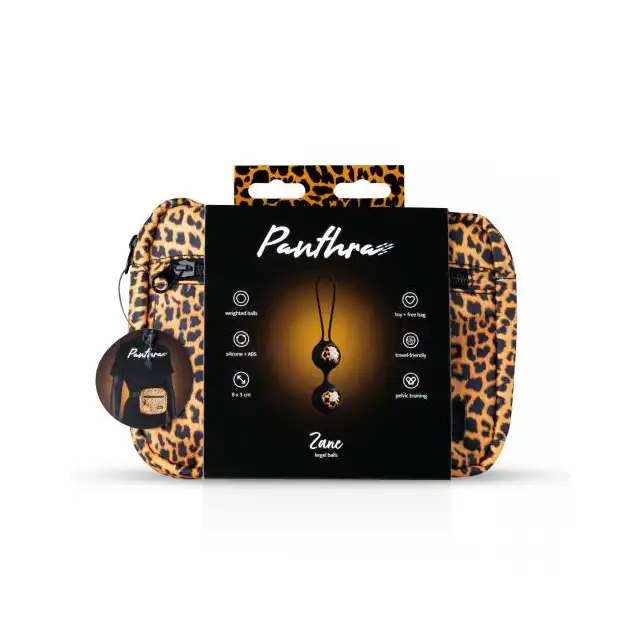 Panthra - Zane Geisha Balls. Kulki gejszy w panterkę! 62 g, idealne do ćwiczeń kegla. 