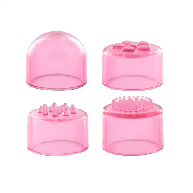 Lovers Premium - Pocket Rocket Massager Pink. Mini masażer z wymiennymi końcówkami. 