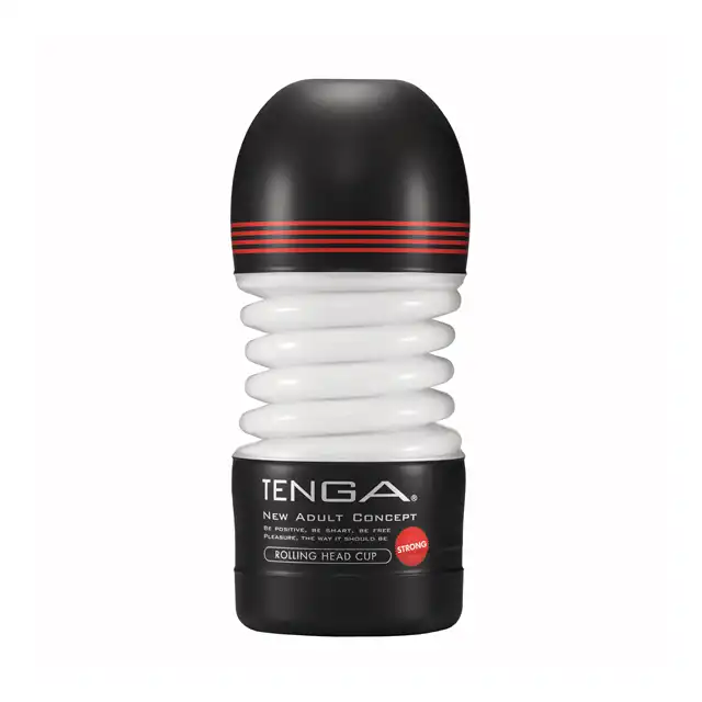 Tenga - Rolling Head Cup Strong. Masturbator dla Niego. Bestseller! Dyskretny, cichy, przyjemna stymulacja. 