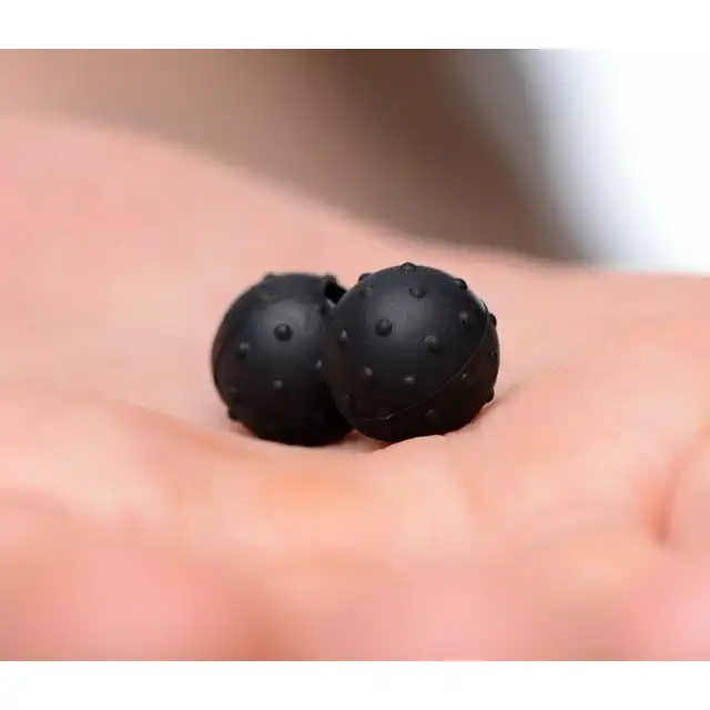 Master Series - Dragons Orbs. Nubbed Silicone Magnetic Balls. Magnetyczne zacisk na sutki. Oryginalne!