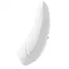 Satisfyer - Curvy 1+ White. Finezyjne wibracje w rytm ulubionej playlisty, przyjemna stymulacja Air-Pulse.