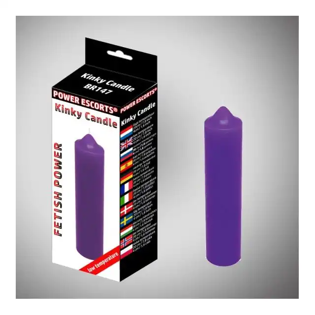 Power Escorts - Kinky Candle. Świeczka o niskiej temperaturze topnienia. Do zabaw z woskiem. 