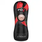 PDX Elite - Oral Vibrating Stroker. Realistyczne usta, rozciągliwa przyjemna w dotyku cyberskóra!  