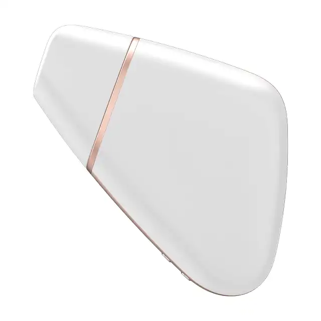 Satisfyer - Love Triangle White. Sensualny stymulator z silnymi wibracjami, sterowany aplikacją.