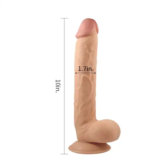 LoveToy - King Sized Dildo. Realistyczne dildo 26 cm długości, 4,5 cm szerokości! Cielisty, elastyczny. Mocna przyssawka!