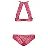 Obsessive - Ivetta komplet czerwony S/M