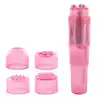 Lovers Premium - Pocket Rocket Massager Pink. Mini masażer z wymiennymi końcówkami. 