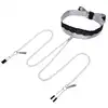 Fifty Shades of Grey - Play Nice Satin&amp;Lace Collar and Nipple Clamps. Obroża z klamerkami na sutki. 