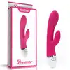 Lovetoy - Dreamer Rabbit Vibrator. Silikonowy wibrator z króliczkiem i 2 silniczkami 