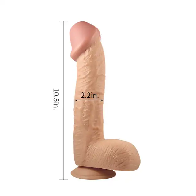 LoveToy - King Sized Dildo. Realistyczne dildo 28 cm długości, 5,6 cm szerokości! Cielisty, elastyczny. Mocna przyssawka!