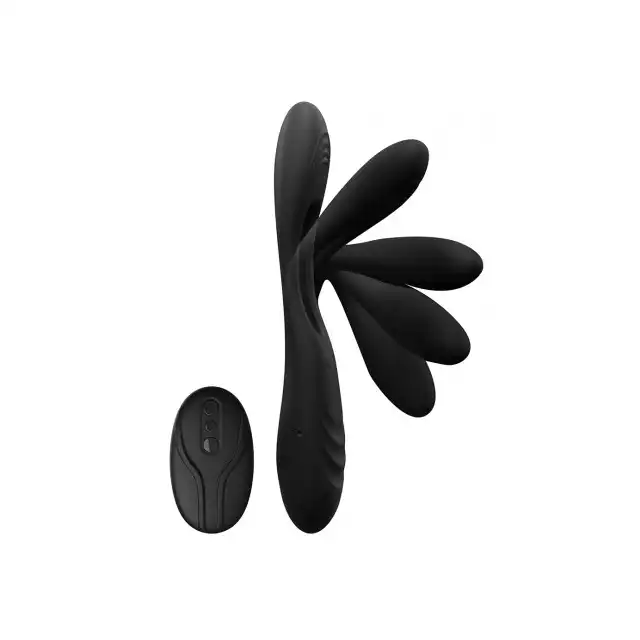 Dorcel - Multi Joy. Elastyczny wibrator dla niej i dla niego. Stymulacja łechtaczkowa i analna. Sterowane pilotem silne wibracje, aż dwa silniczki. 