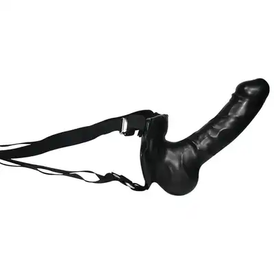 You2Toys - Switch Strap On. 19 cm długości. Czarny regulowany, wygodny strap on z realistycznym dildo. 
