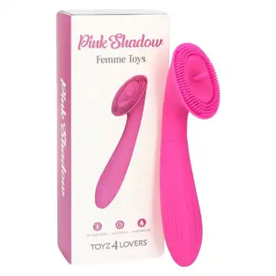 Femme Toys - Pink Shadow. Przyjemny, wygodny i dyskretny wibrator łechtaczki.