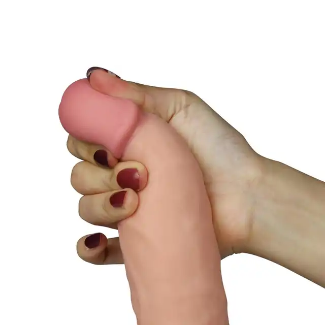 LoveToy - Dildo 7,5". Ultra delikatna w dotyku powierzchnia, przyjemne wibracje. Dildo 20 cm. 