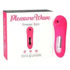Femme Toys - Pleasure Wave. Ssący stymulator łechtaczki. Najwyższej jakości materiał, ciche i dyskretne pulsacje. 