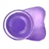 LoveToy - Purple Jelly Dildo. Żelowe dildo w fioletowym kolorze. Elastyczne, z mocną przyssawką. 15 cm długości. 