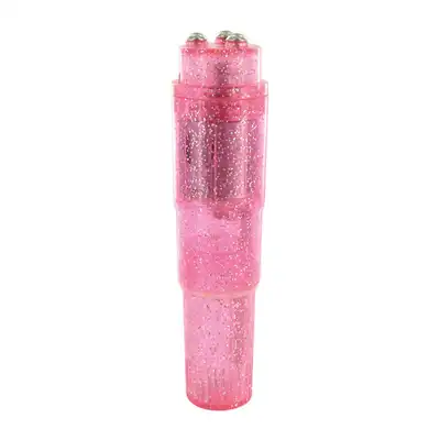 Lovers Premium - Pocket Rocket Massager Pink. Mini masażer z wymiennymi końcówkami. 