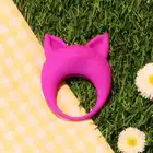 Lola - Mimi Animals Collection Lemur Remi Purple. Słodki wibrujący, elastyczny ring na penisa! Wysoka jakość, uroczy design. 