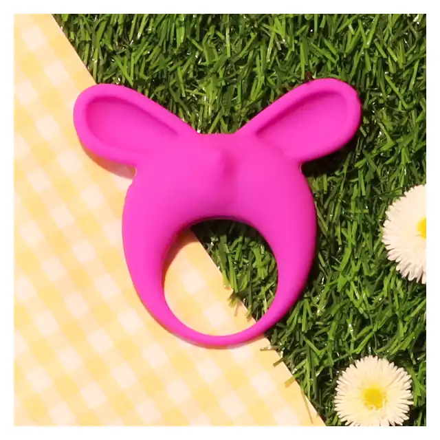 Lola - Mimi Animals Collection Fennec Phil Purple. Słodki wibrujący, elastyczny ring na penisa! Wysoka jakość, uroczy design. 